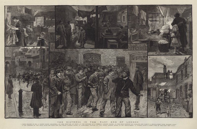 De Nood in het Oostelijk Eind van Londen door Charles J. Staniland