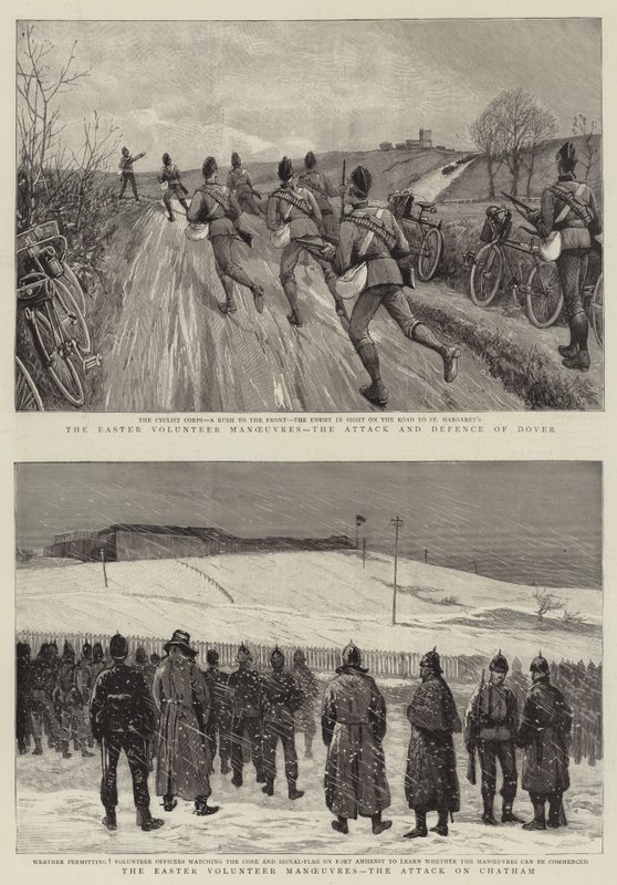 De paasvrijwilligersmanoeuvres door Charles J. Staniland