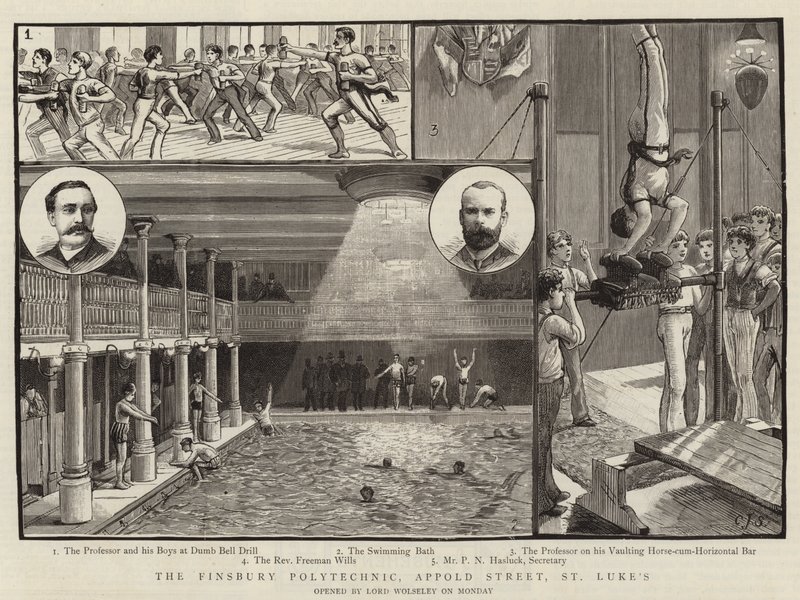 Het Finsbury Polytechnic, Appold Street, St Luke