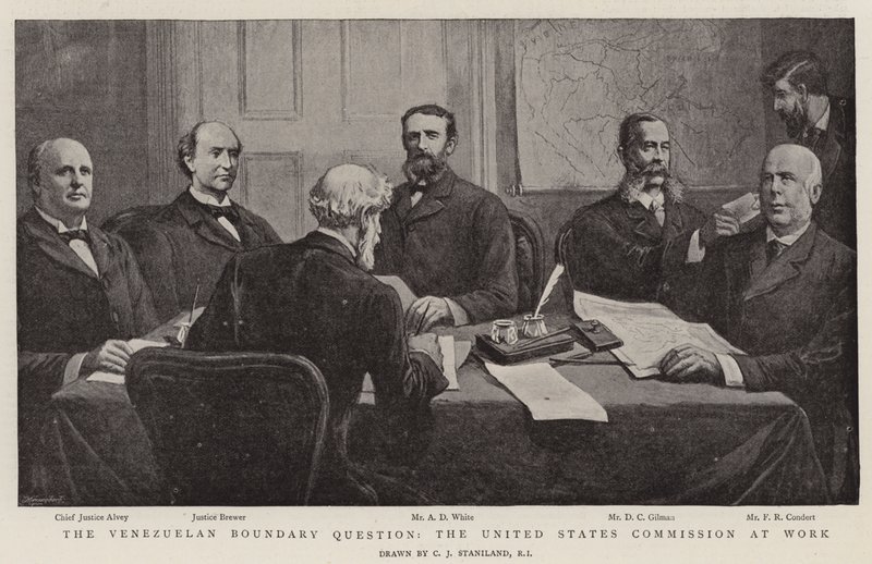 De Venezolaanse grenskwestie, de Amerikaanse commissie aan het werk door Charles J. Staniland