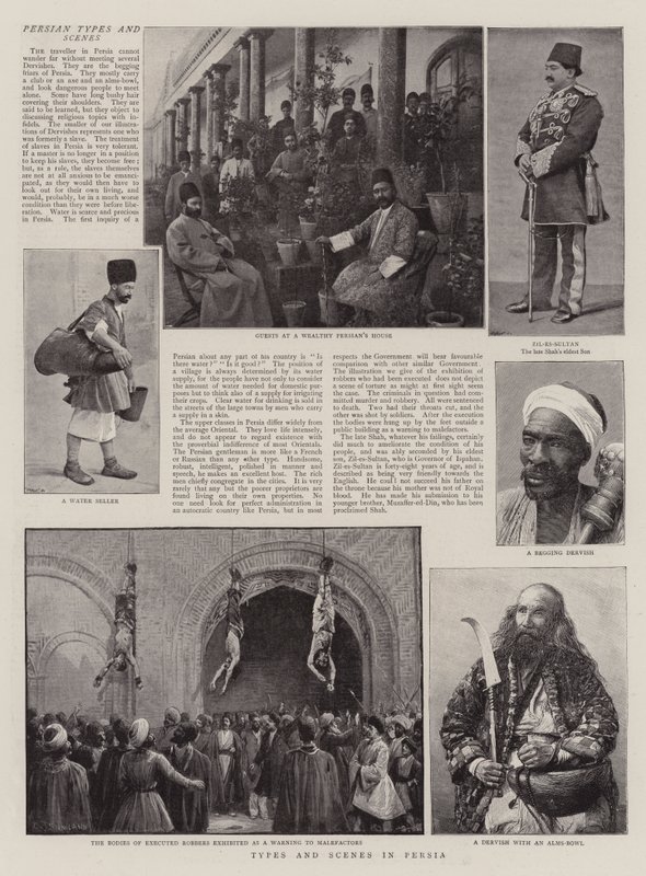 Typen en scènes in Perzië door Charles J. Staniland