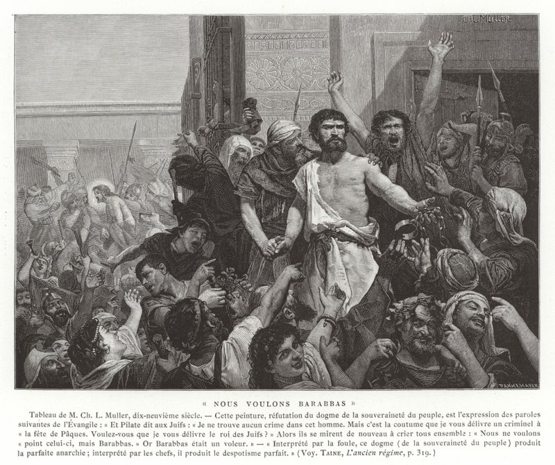 Wij willen Barabbas door Charles Louis Lucien Muller