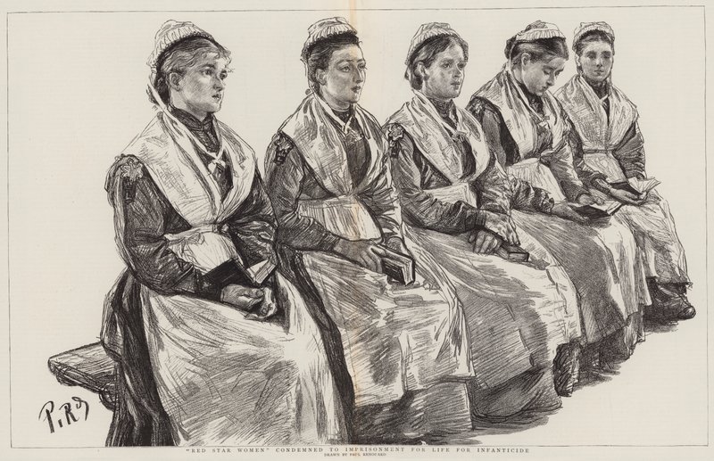 Vrouwelijke Gevangenen in Woking door Charles Paul Renouard