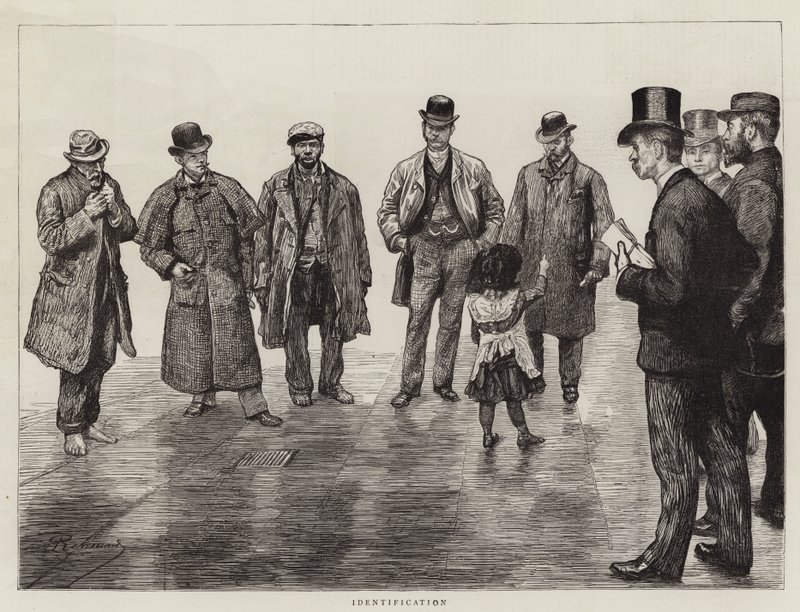 Identificatie door Charles Paul Renouard