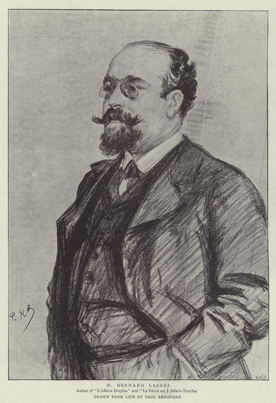 M Bernard Lazare door Charles Paul Renouard