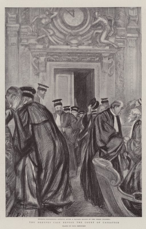 De Dreyfus-zaak voor het Hof van Cassatie door Charles Paul Renouard