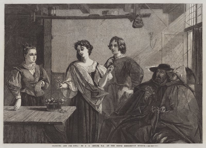 Florizel en Pee Dita door Charles Robert Leslie