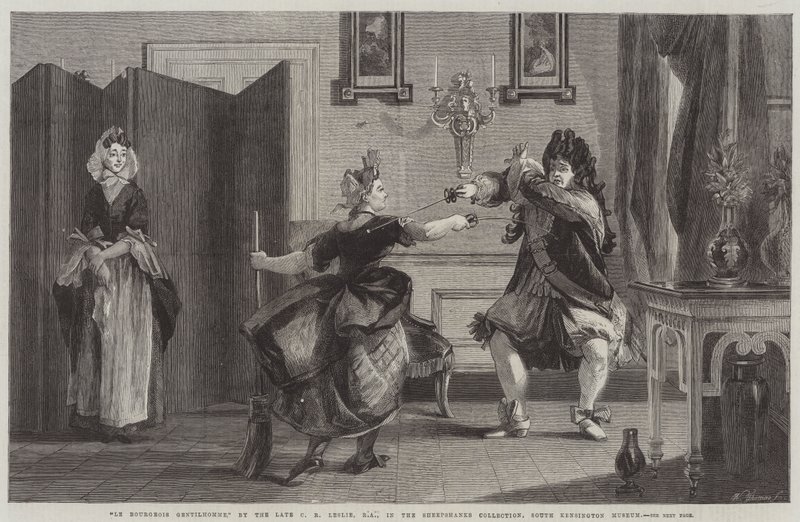 Le Bourgeois Gentilhomme door Charles Robert Leslie