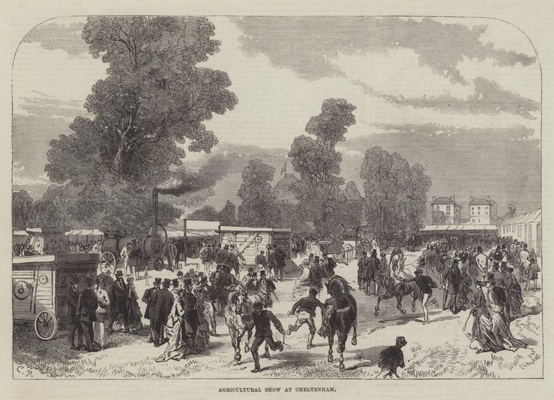Landbouwtentoonstelling in Cheltenham door Sir John Charles Robinson
