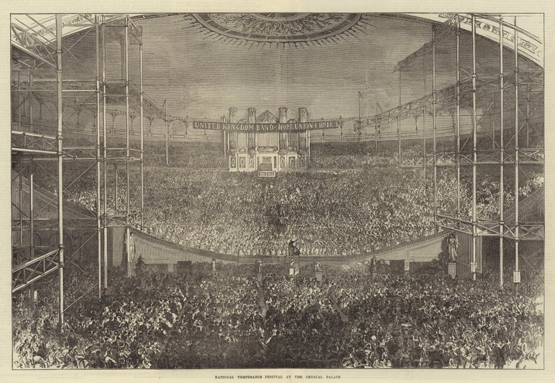 Nationaal Matigheidsfestival in het Crystal Palace door Sir John Charles Robinson