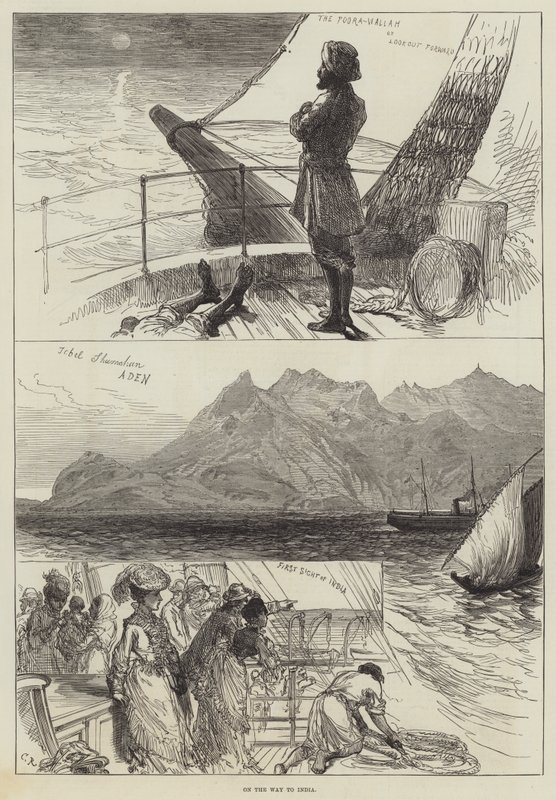 Koninklijk bezoek aan India door Sir John Charles Robinson
