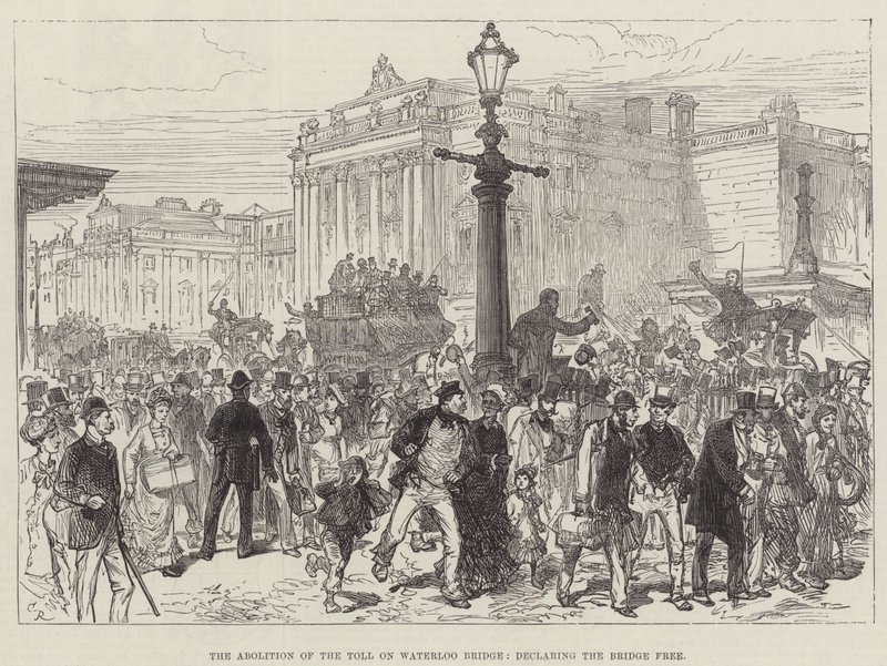 Afschaffing van de Tol op Waterloo Bridge, Verklaring van de Brug Vrij door Sir John Charles Robinson