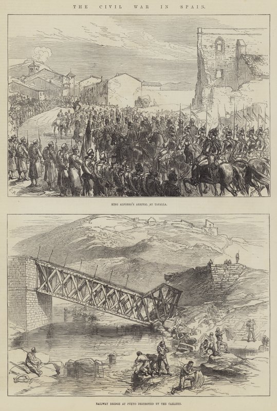 De Burgeroorlog in Spanje door Sir John Charles Robinson