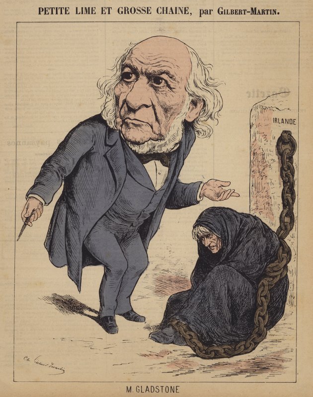 Kleine vijl en grote ketting door Charles (after) Gilbert Martin