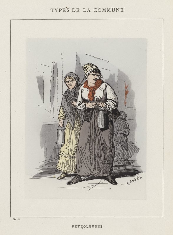 Petroleuses door Charles Albert d Arnoux Bertall