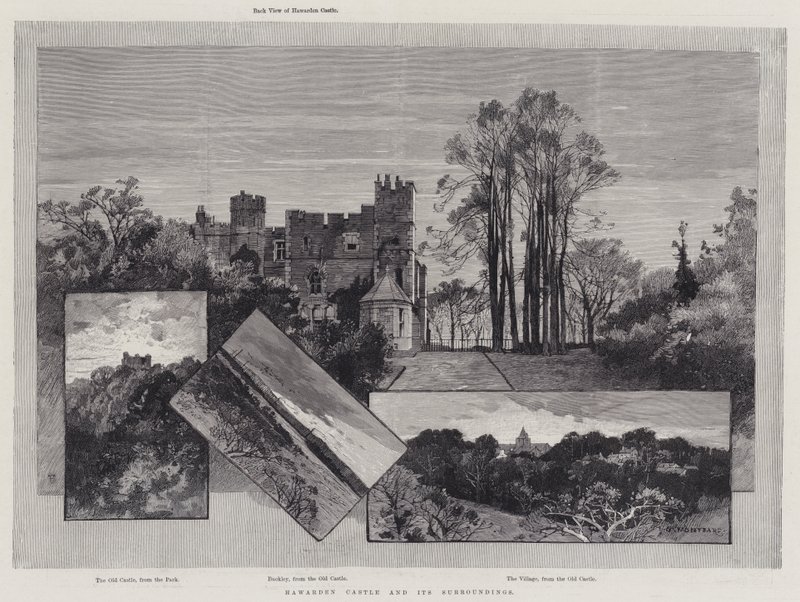 Het Leven van William Ewart Gladstone, Hawarden Castle en zijn Omgeving door Charles Auguste Loye