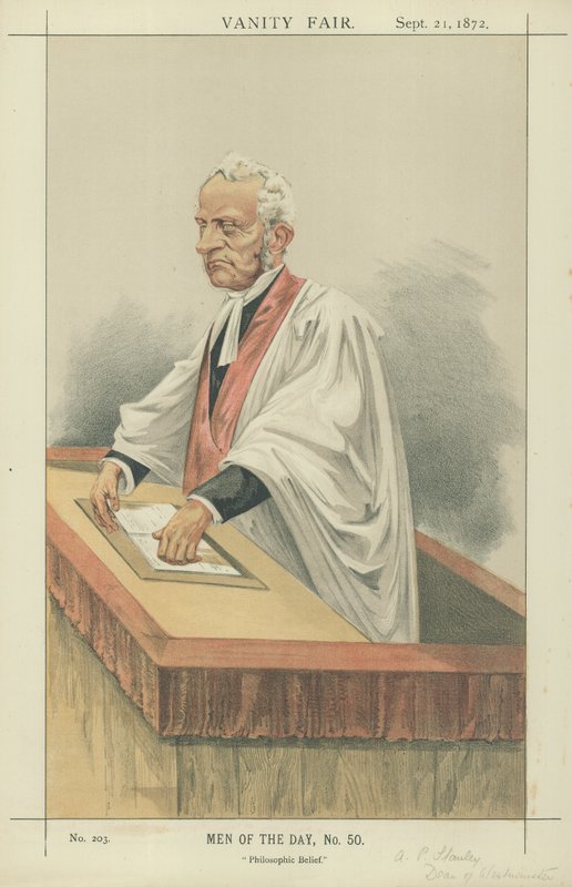 Zeer eerwaarde Arthur Penrhyn Stanley, deken van Westminster door Charles Auguste Loye