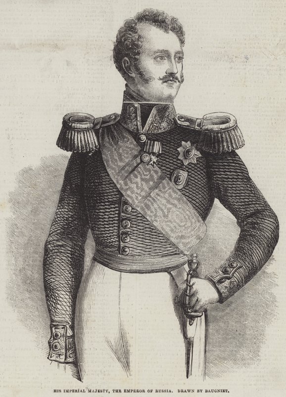 Zijne Keizerlijke Majesteit, de Keizer van Rusland door Charles Baugniet