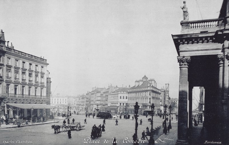Bordeaux: Place de la Comedie door Charles Chambon