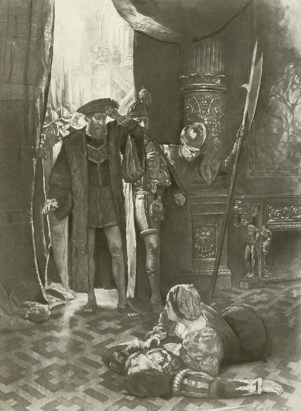 Lucrezia Borgia, laatste act laatste scène door Charles D. Graves