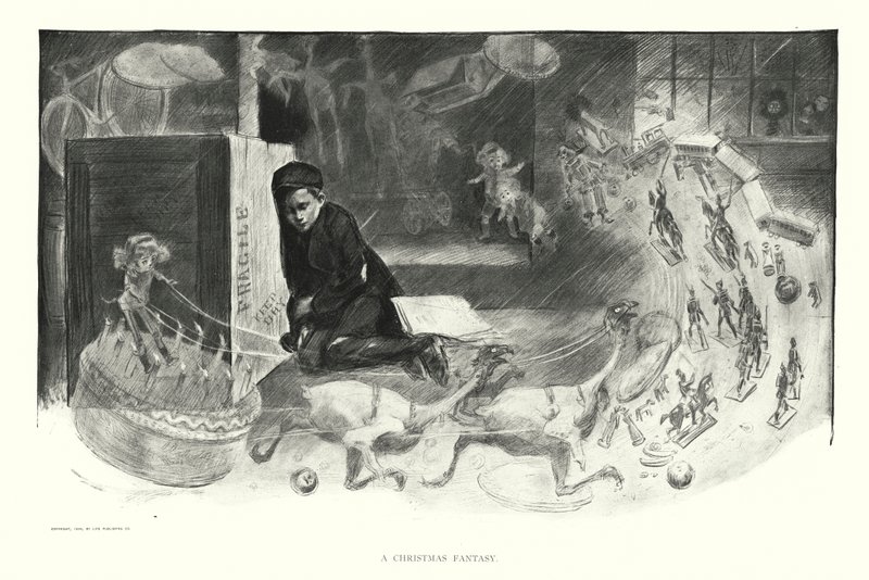 Een Kerstfantasie door Charles Dana Gibson