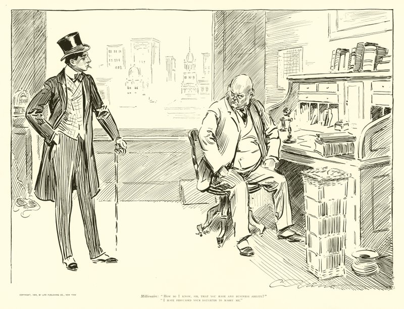 Alledaagse mensen door Charles Dana Gibson