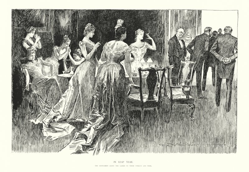 In Schrikkeljaar door Charles Dana Gibson