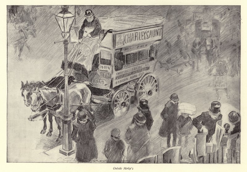 Buiten Morleys door Charles Dana Gibson