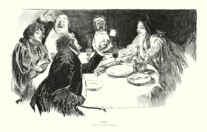 Puzzel door Charles Dana Gibson