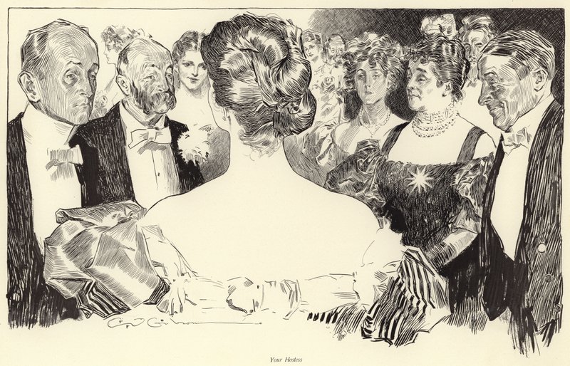 Uw gastvrouw door Charles Dana Gibson