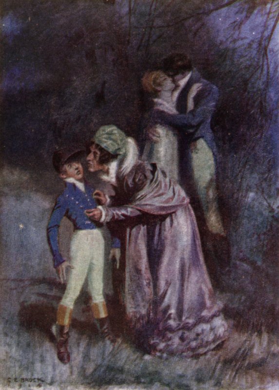 Illustratie voor The Amateur Gentleman door Jeffery Farnol door Charles Edmund (after) Brock