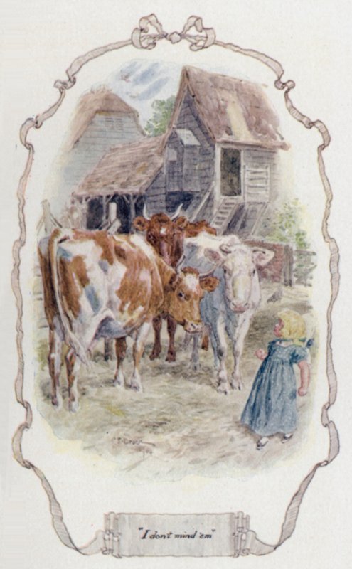 Het maakt me niet uit (kleur litho) door Charles Edmund Brock
