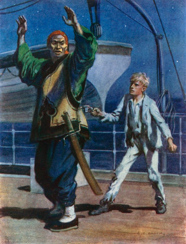 Als ik het Pistool zo houd, zal het zeker afgaan als je trucs probeert door Charles Edmund Brock
