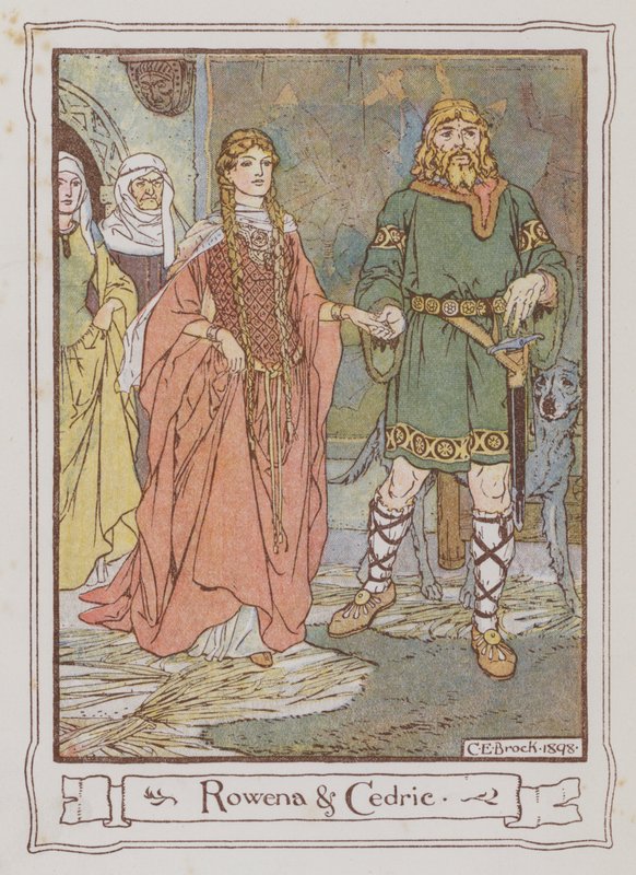 Illustratie voor Ivanhoe door Sir Walter Scott door Charles Edmund Brock