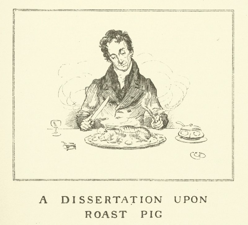 Illustratie voor The Essays of Elia door Charles Lamb door Charles Edmund Brock