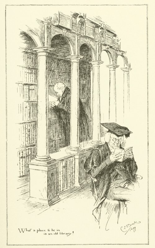 Illustratie voor The Essays of Elia door Charles Lamb (gravure) door Charles Edmund Brock