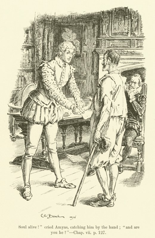 Illustratie voor Westward Ho! door Charles Kingsley door Charles Edmund Brock