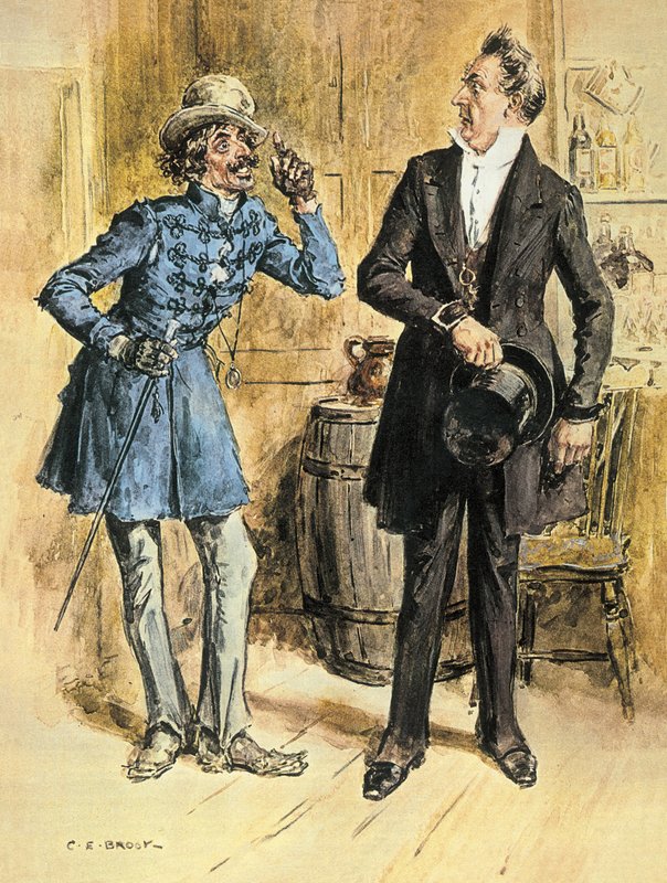 De hypocrisie van meneer Pecksniff door Charles Edmund Brock