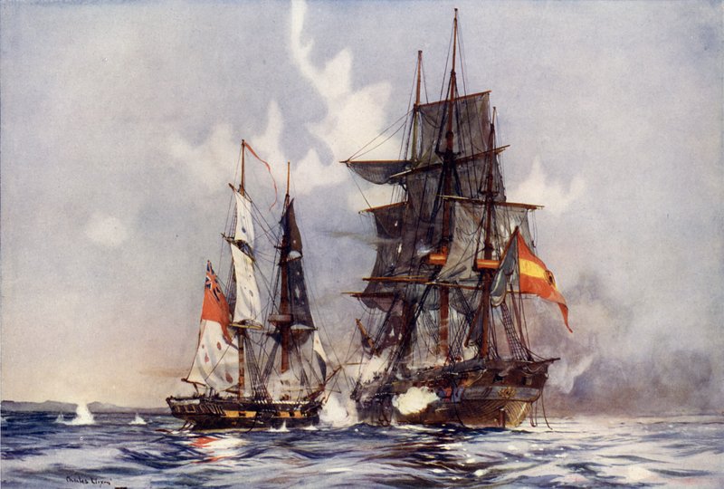 De Speedy vangt de Gamo door Charles Edward Dixon