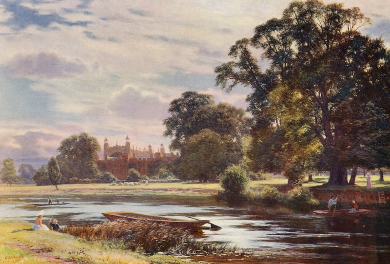 Verre Uitzicht op Eton College door Charles Edward Johnson