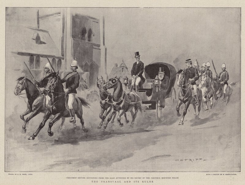 De Transvaal en zijn heerser door Charles Edwin Fripp