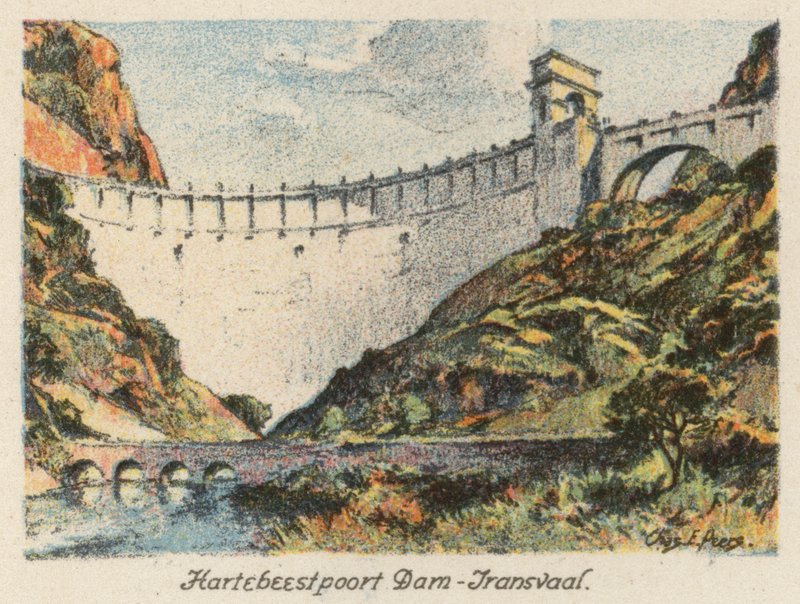 Zuid-Afrika: Hartebeestpoortdam, Transvaal door Charles Ernest Peers