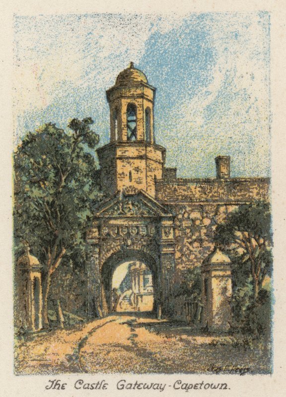 Zuid-Afrika: De kasteelpoort, Kaapstad door Charles Ernest Peers