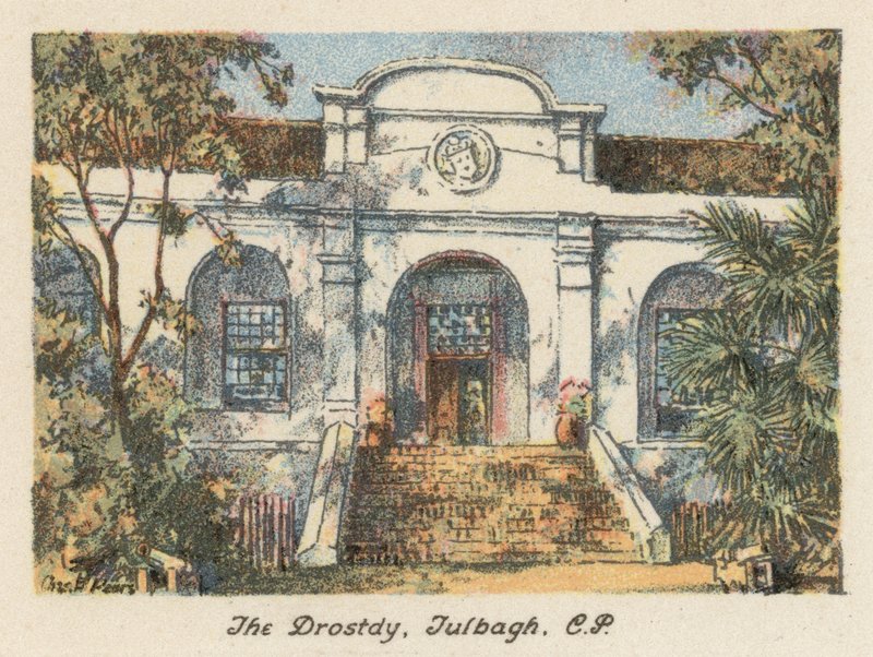 Zuid-Afrika: De Drostdy, Tulbagh, CP door Charles Ernest Peers