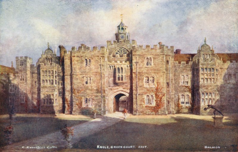 Knole House: Green Court, Oost door Charles Essenhigh Corke