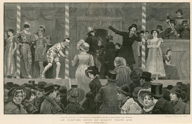 Bartholomew Fair, Londen: Een oude show van tachtig jaar geleden door Charles Green