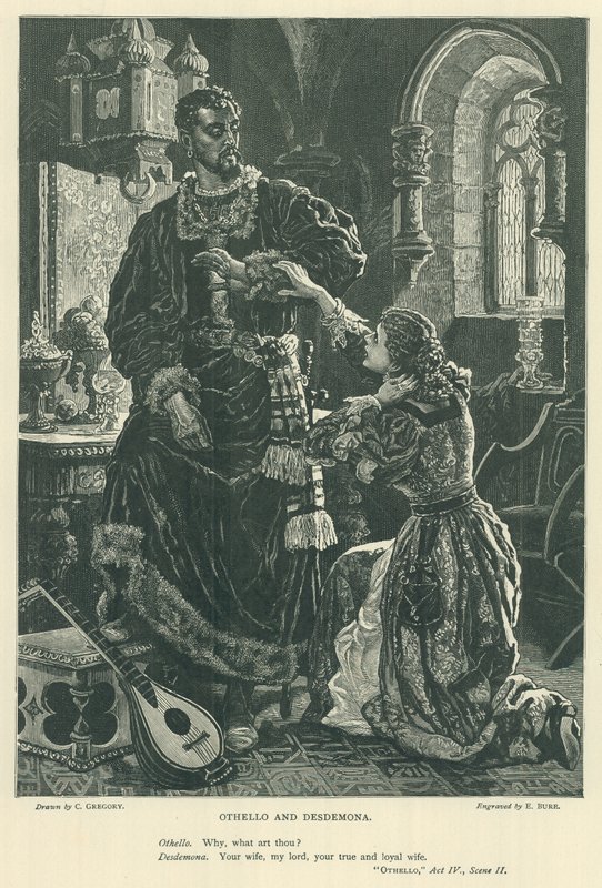 Illustratie voor Othello door Charles Gregory
