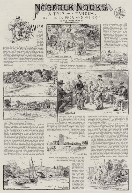 Norfolk hoekjes door Charles J. (after) Staniland