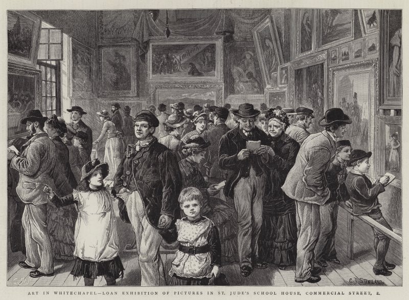Kunst in Whitechapel, Leningtentoonstelling van schilderijen in St Jude
