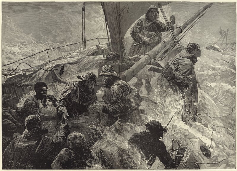 De meedogenloze storm door Charles J. Staniland